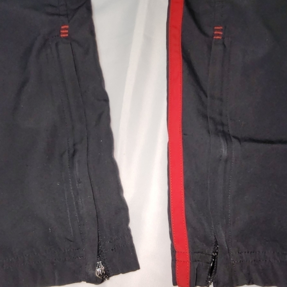 Adidas Youth Red and Black Track Pants Size Small - Picture 12 of 13